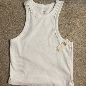 White racer back Anthropologie tank